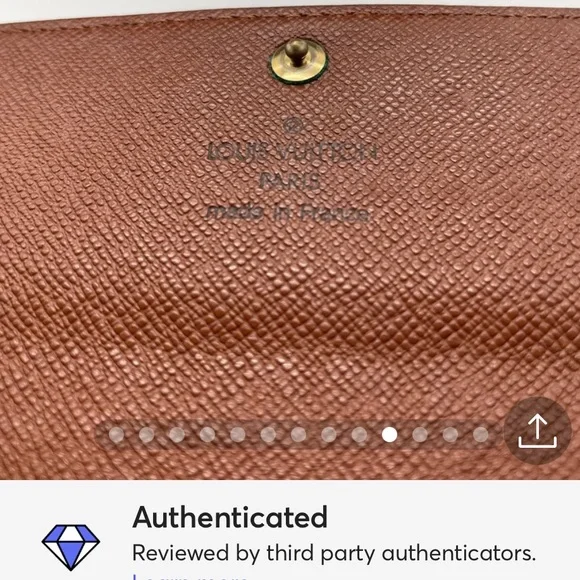 Louis Vuitton monogram Sarah Wallet - Picture 8 of 11